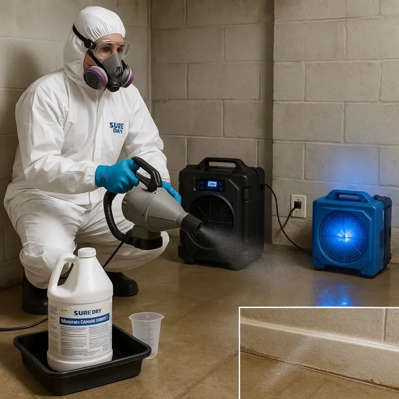 Sanitization and Odor Removal process in Leeds, ME